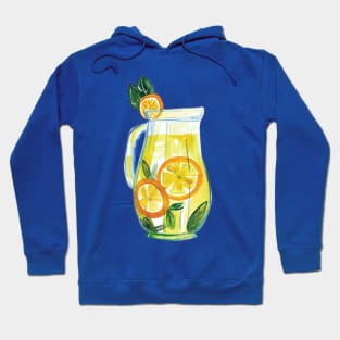 Pitcher of lemonade watercolor Hoodie